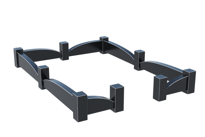 Цоколи на могилу в Уфе | Цоколь на могилу №0038