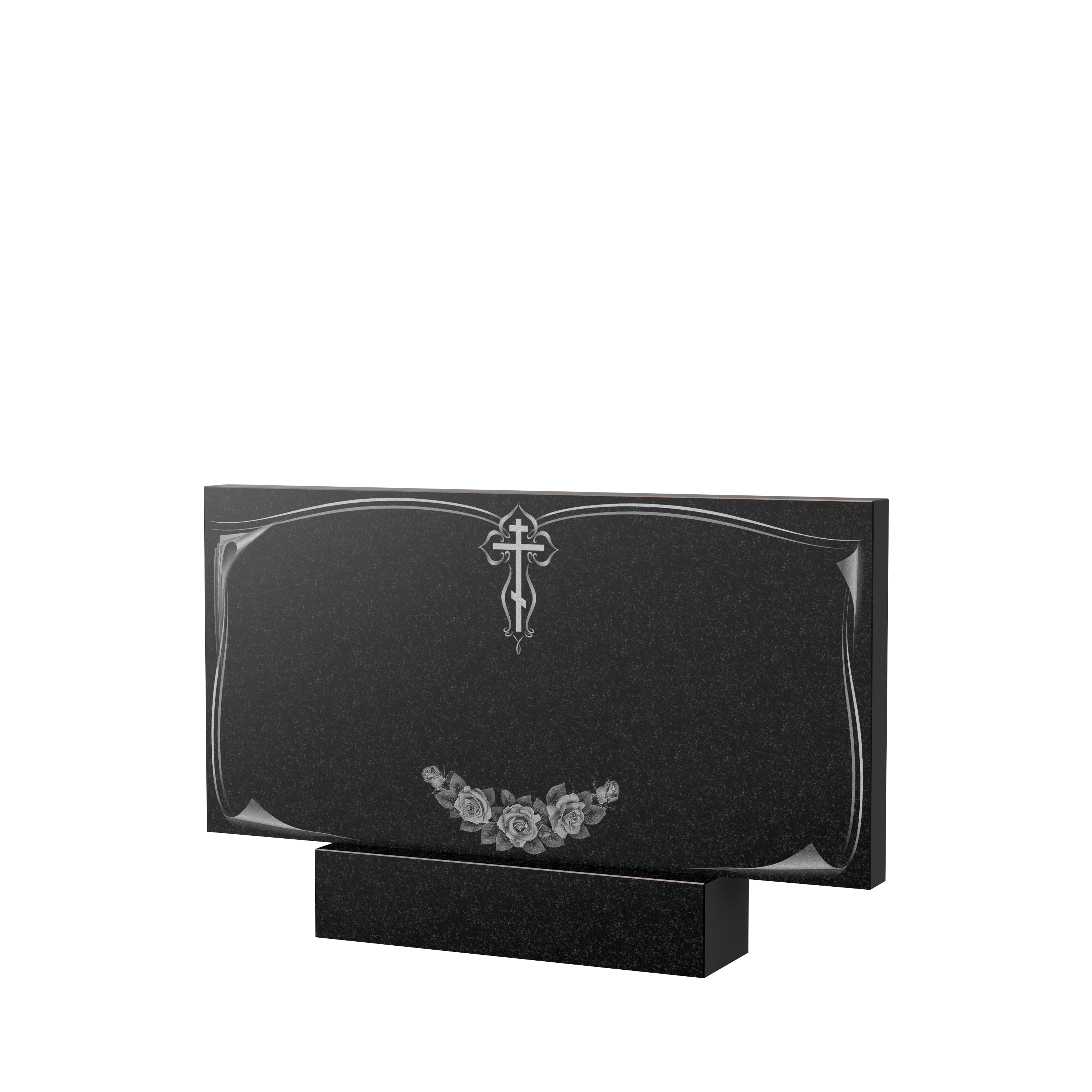 Художественное оформление памятника в Уфе | Художественное оформление на гранитную стелу, рисунок ГХО-001