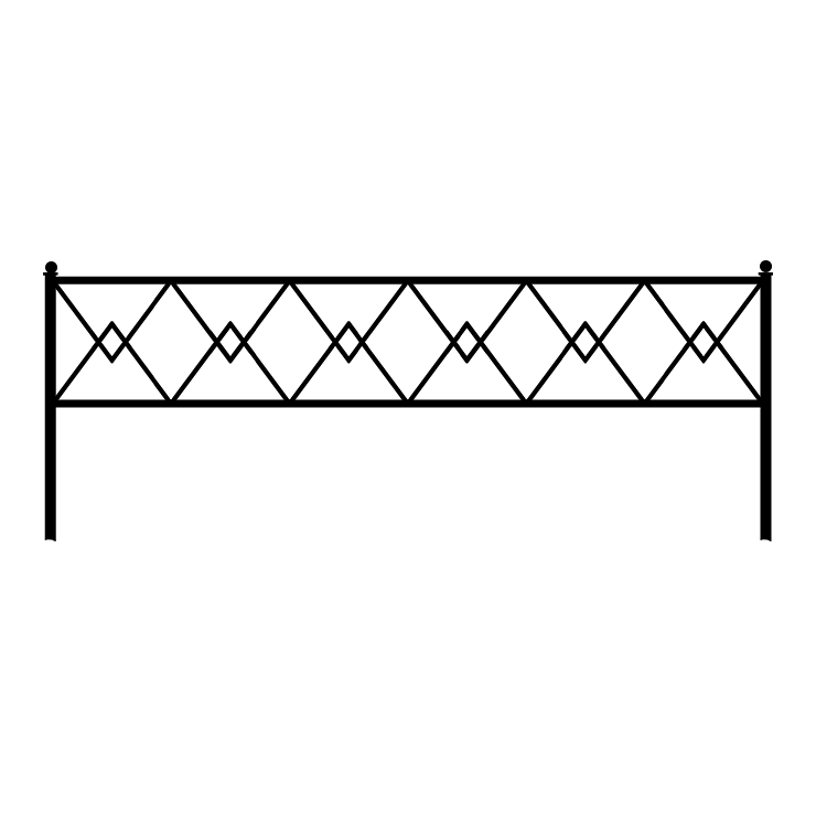 Кованые изделия в Уфе | Кованая оградка ОГ.002