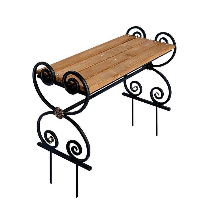 Кованые изделия в Уфе | Кованая скамейка СТ.001