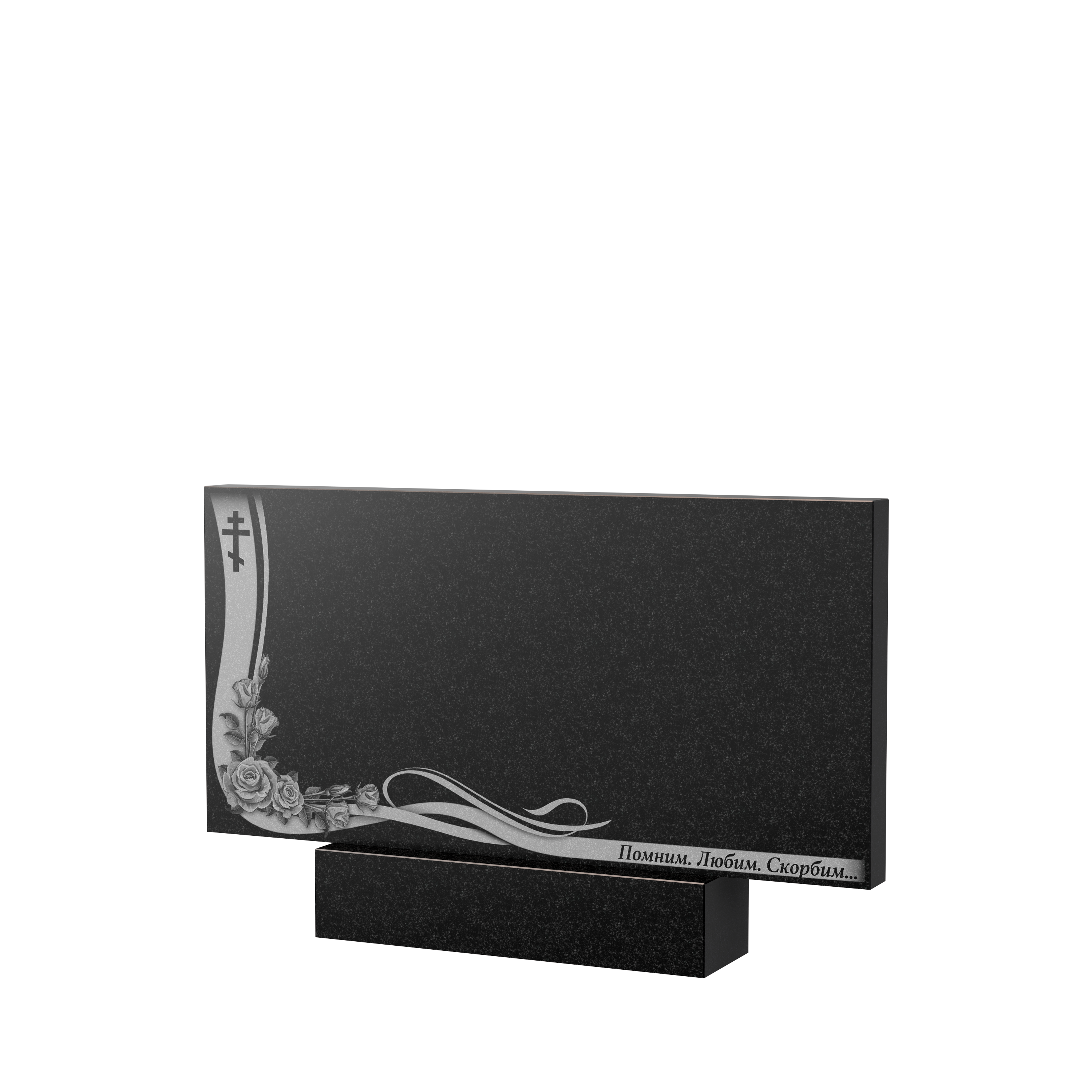 Художественное оформление памятника в Уфе | Художественное оформление на гранитную стелу, рисунок ГХО-004