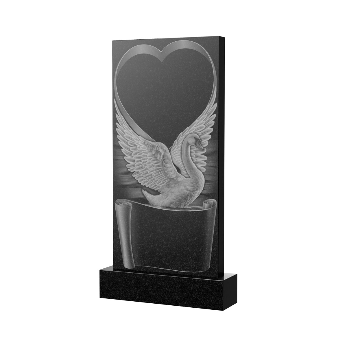 Художественное оформление памятника в Уфе | Художественное оформление на гранитную стелу, рисунок ВХО-034