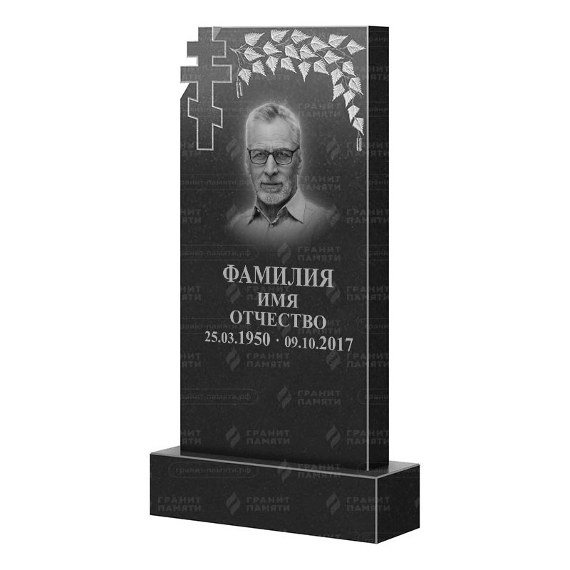 Памятники из гранита с деревом в Уфе | Гранитный памятник ФГ-202