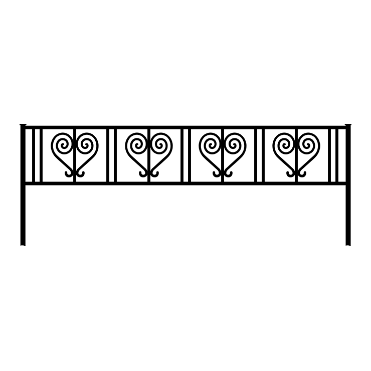 Кованые изделия в Уфе | Кованая оградка ОГ.005