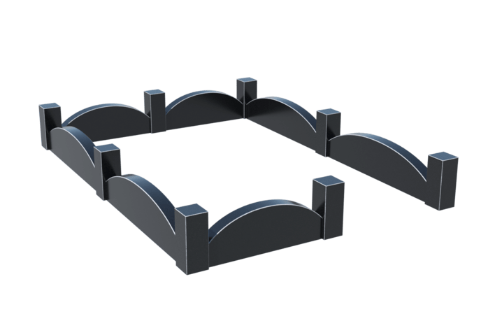 Цоколи на могилу в Уфе | Цоколь на могилу №0001