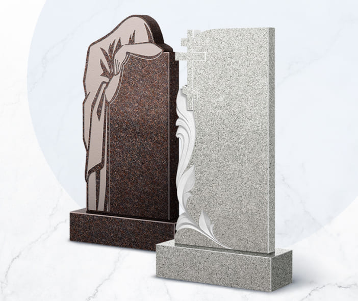 Скидки до 30% на памятники из цветного гранита