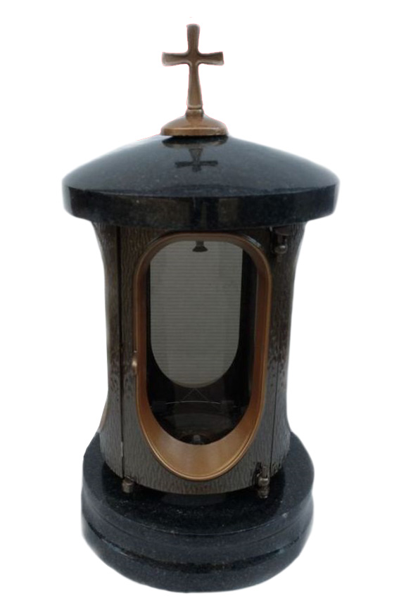 Лампадки из камня на могилу в Уфе | Лампадка из гранита Габбро