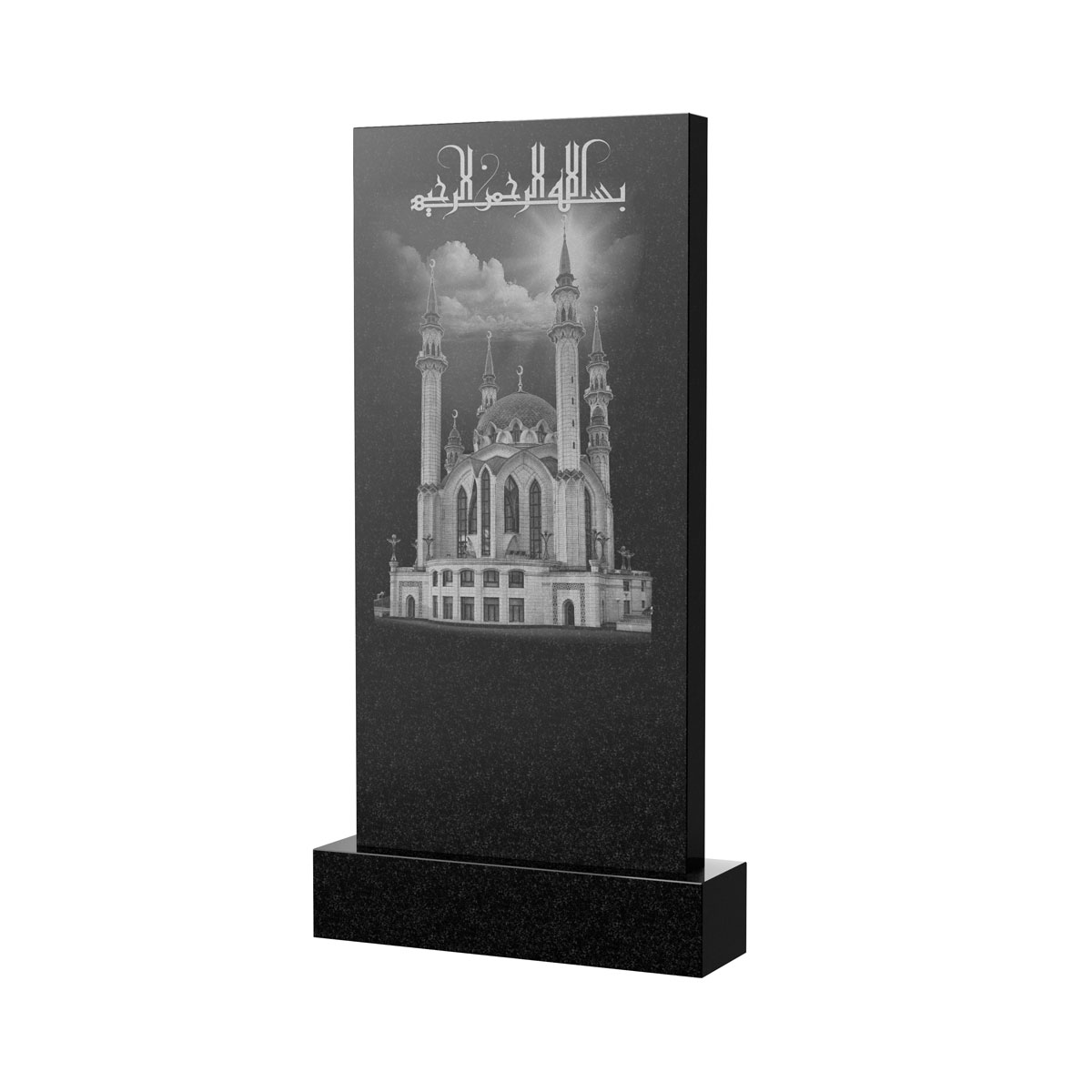 Художественное оформление памятника в Уфе | Художественное оформление на гранитную стелу, рисунок ВХО-047