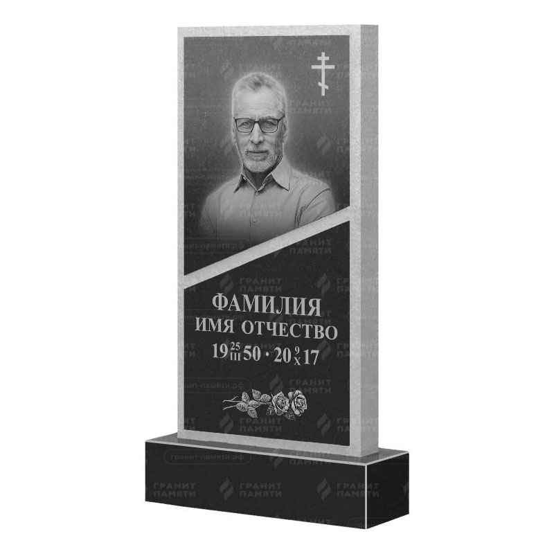 Памятники из гранита вертикальные в Уфе | Гранитный памятник ФГ-164