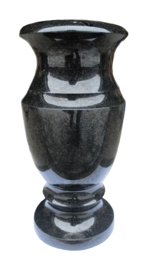 Вазы из камня в Уфе | Ваза гранитная «Габбро 40»