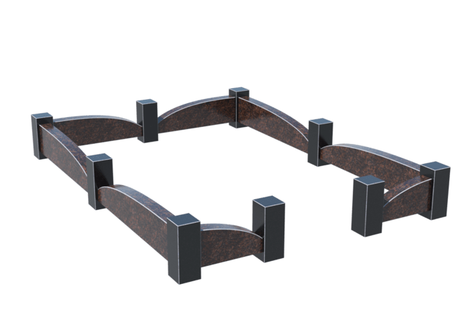 Цоколи на могилу в Уфе | Цоколь на могилу №0042