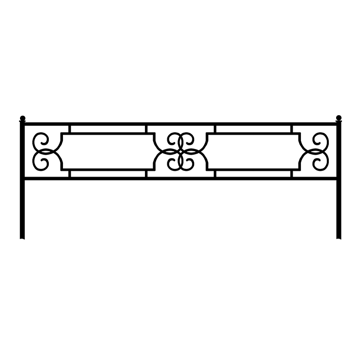 Кованые изделия в Уфе | Кованая оградка ОГ.004