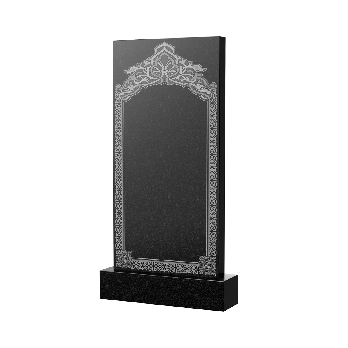 Художественное оформление памятника в Уфе | Художественное оформление на гранитную стелу, рисунок ВХО-044