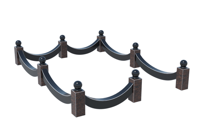 Цоколи на могилу в Уфе | Цоколь на могилу №0026