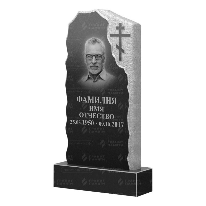 Памятники из гранита с обколом, скалы в Уфе | Гранитный памятник ФГ-231