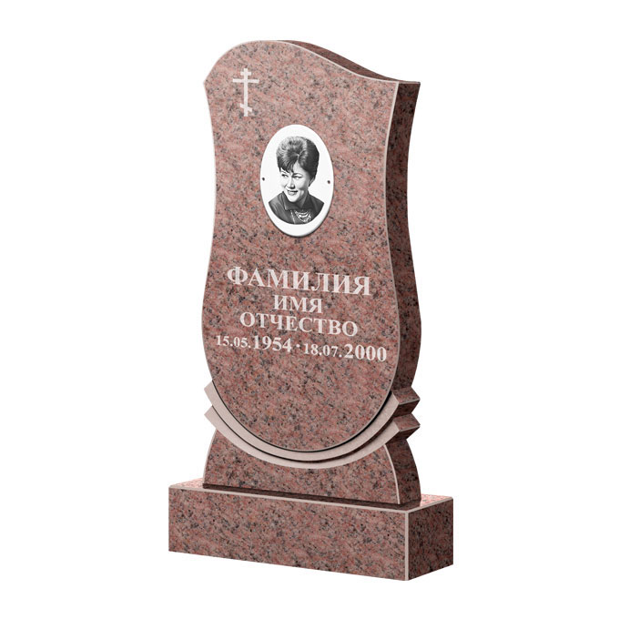 Гранитные памятники в Уфе | Памятник из гранита Розалия Pink ФГЦ-056