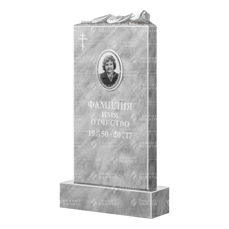 Памятники из мрамора в Уфе | Мраморный памятник ФМ-105