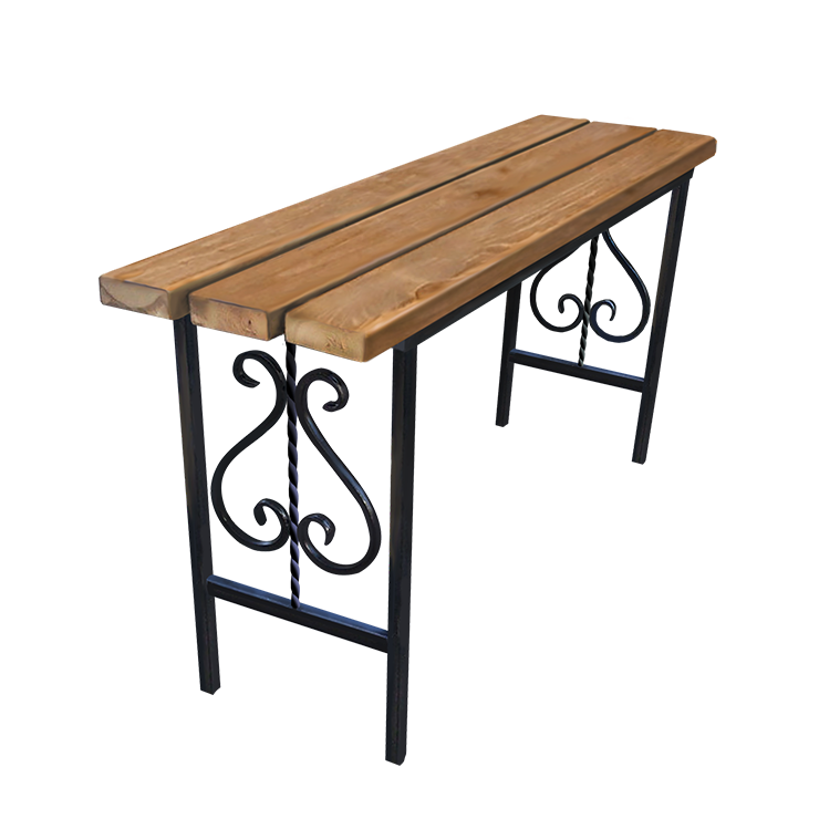 Кованые изделия в Уфе | Кованая скамейка СТ.003