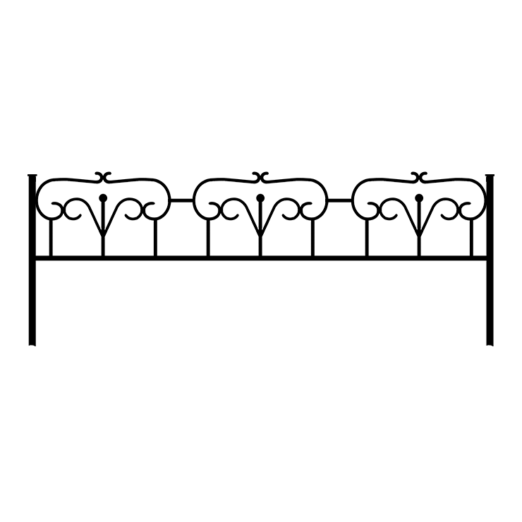Металлические оградки, столы, скамейки в Уфе | Оградка №2