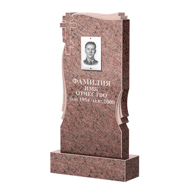 Гранитные памятники в Уфе | Памятник из гранита Розалия Pink ФГЦ-185