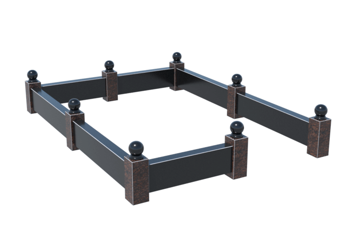 Цоколи на могилу в Уфе | Цоколь на могилу №0035