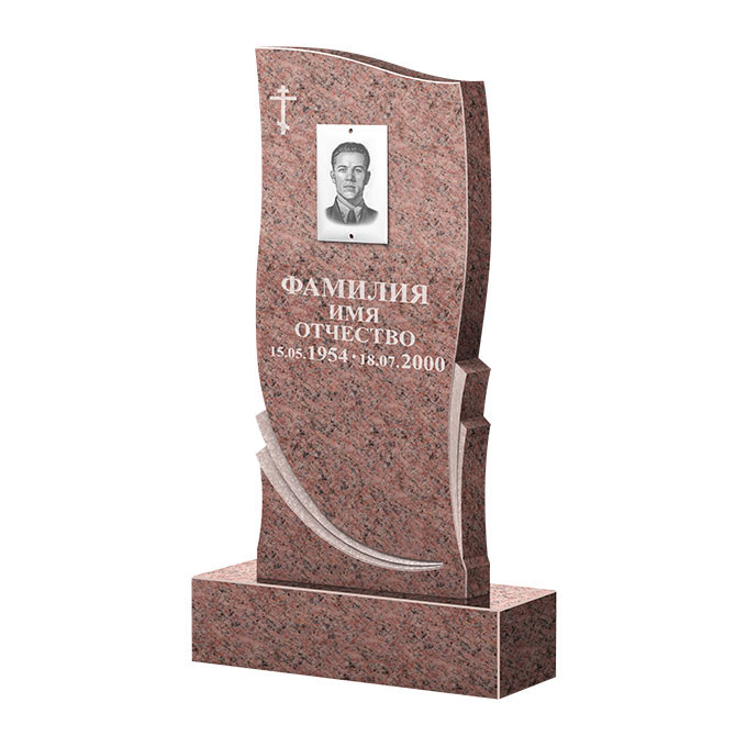 Гранитные памятники в Уфе | Памятник из гранита Розалия Pink ФГЦ-044