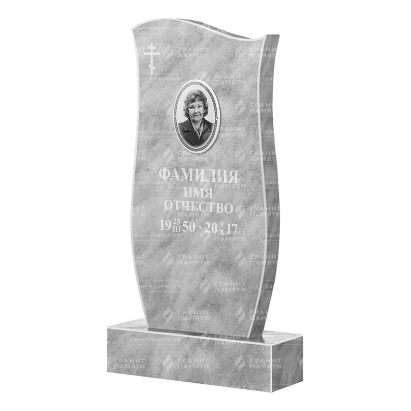 Бюджетные памятники в Уфе | Мраморный памятник ФМ-033