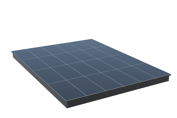 Площадки на могилу в Уфе | Площадка с вертикальной (10 см) облицовкой гранитом Габбро