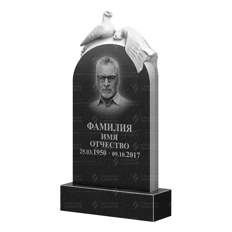 Памятники из гранита с птицами в Уфе | Гранитный памятник ФГ-109