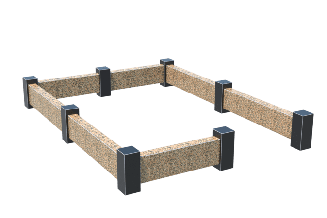 Цоколи на могилу в Уфе | Цоколь на могилу №0037