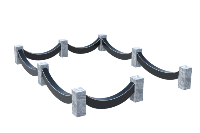 Цоколи на могилу в Уфе | Цоколь на могилу №0023