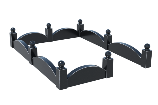 Цоколи на могилу в Уфе | Цоколь на могилу №0002