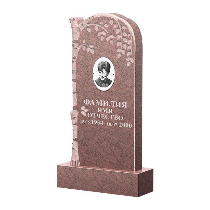 Гранитные памятники в Уфе | Памятник из гранита Розалия Pink ФГЦ-091