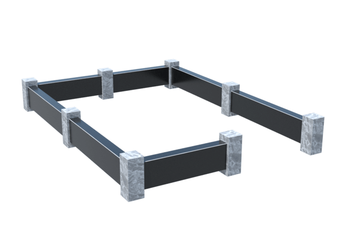 Цоколи на могилу в Уфе | Цоколь на могилу №0032