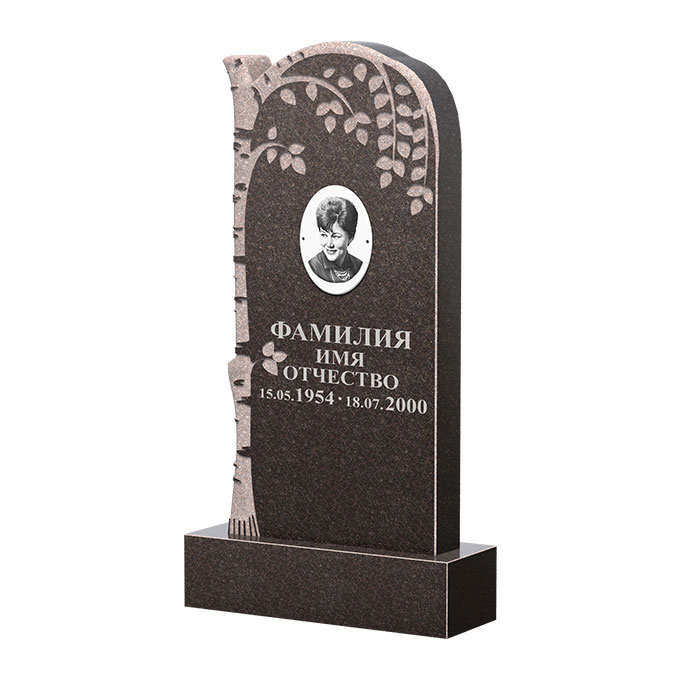 Гранитные памятники в Уфе | Памятник из гранита Карел Brown ФГЦ-091