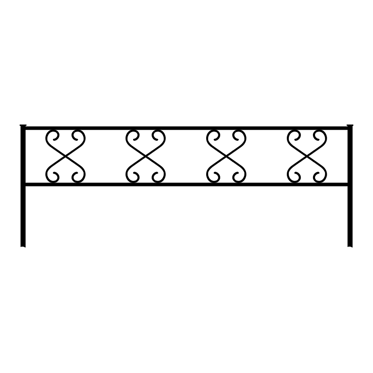 Металлические оградки, столы, скамейки в Уфе | Оградка №1