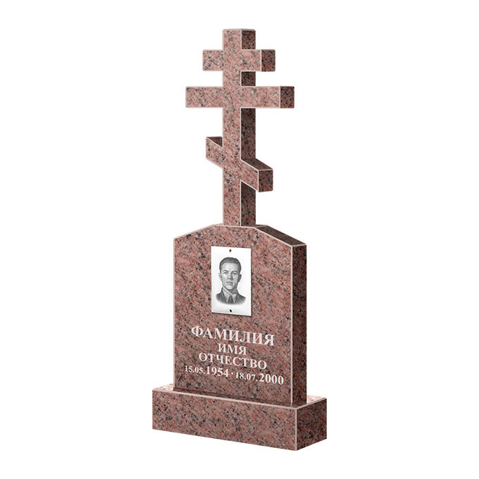 Гранитные памятники в Уфе | Памятник из гранита Розалия Pink ФГЦ-099