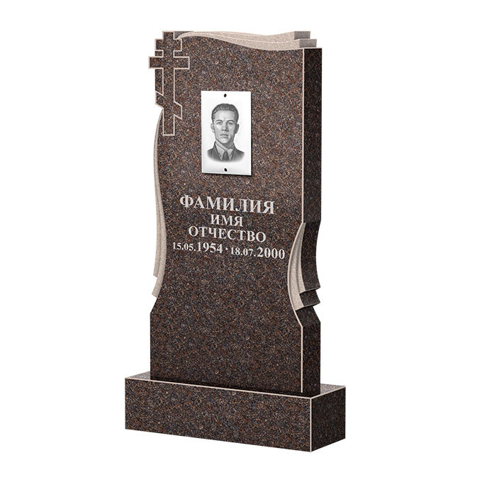 Гранитные памятники в Уфе | Памятник из гранита Карел Brown ФГЦ-185