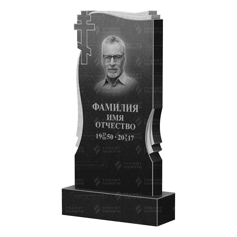 Памятники из гранита вертикальные в Уфе | Гранитный памятник ФГ-185
