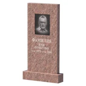 Готовое оформление | Оформление памятника из гранита Винга, портретная вставка 25х30